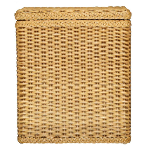 Wäschekorb Java, Honig, 100% Rattan & 100% Baumwolle