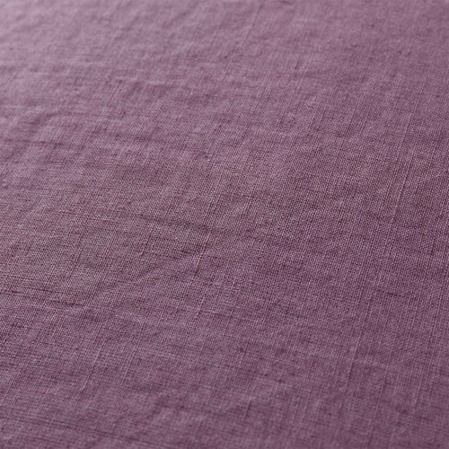 Kissenhülle Estoril, Aubergine, 100% Leinen | URBANARA Kissenhüllen