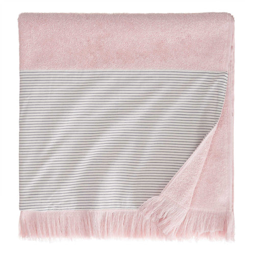 Strandtuch Luni, Rosa, 100% Baumwolle | Hochwertige Wohnaccessoires