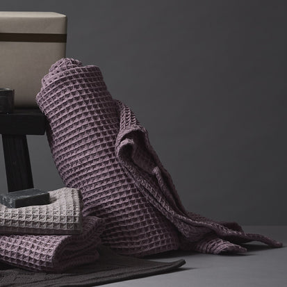 Mikawa Towel Collection in mauve | Home & Living inspiration | URBANARA