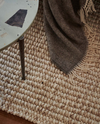 Nagar Wool Rug ivory melange, 80% wool & 20% viscose