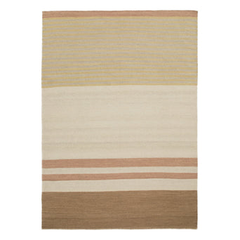 Natural white & Terracotta & Clay Rug Kalan | Home & Living inspiration | URBANARA