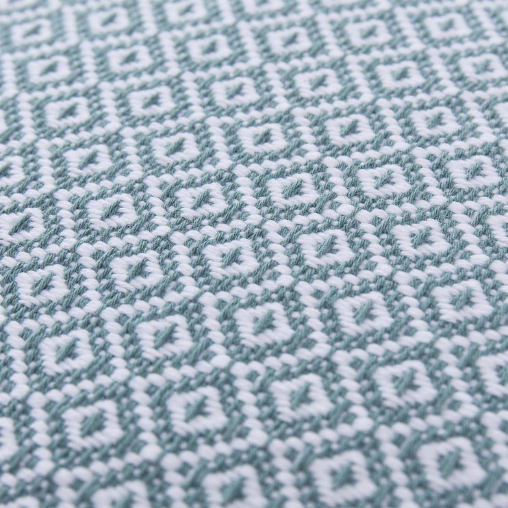 Mondego Cushion Cover grey green & white, 100% cotton | High quality homewares