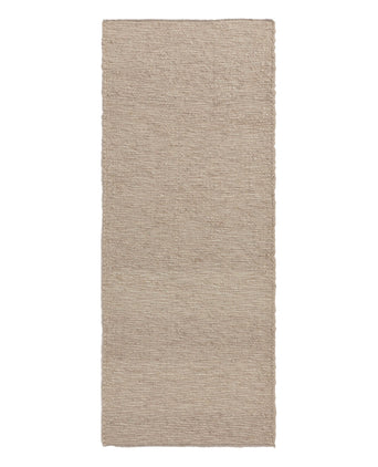 Runner Palani Sandstone melange, 100% Wool