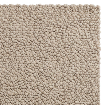 Rug Panchu Natural melange, 45% Wool & 45% Viscose & 10% Cotton