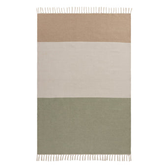 Rug Tumla Pistachio & Natural white & Natural, 100% Recycled PET | URBANARA Runners